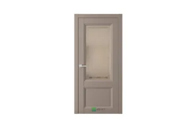 Межкомнатная дверь Mantone 4 RAL7006 стекло бронза 7 ДВЕРЕЙ
