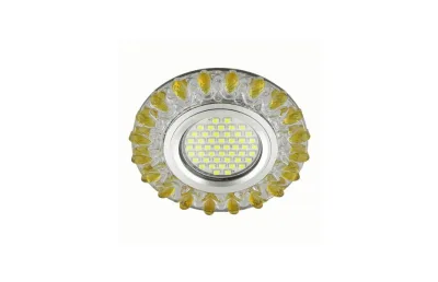 ВСТРАИВАЕМЫЙ СВЕТИЛЬНИК FAMETTO LUCIOLE DLS-L148 GU5.3 GLASSY/GOLD MNOGOROZETOK - МНОГОРОЗЕТОК