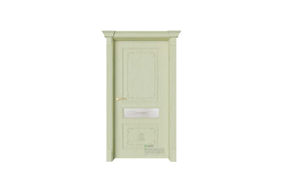 Межкомнатная дверь Provence Мартен 2 Ажур Олива золотая 7 ДВЕРЕЙ