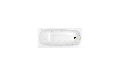 Акриловая ванна 170х75 см Whitecross Layla 0102.170075.100.ULTRANANO.GL белая МОСПЛИТКА