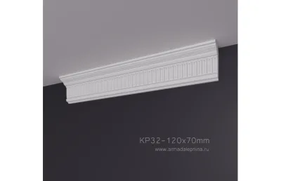 Карниз с рисунком КР-32 АРМАДА. Лепнина из гипса