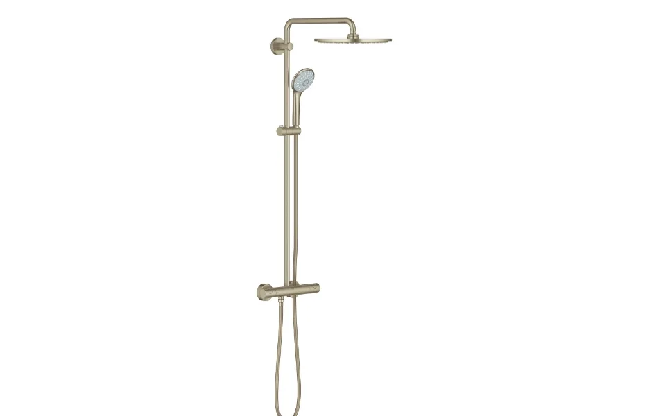 GROHE Euphoria XXL 310 Душевая система с термостатом для душа, цвет: никель, матовый АТЕЛЬЕ ВАННОЙ КОМНАТЫ. САМАРА