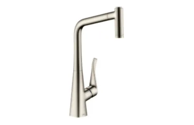 Смеситель для кухни Hansgrohe Metris сталь 14820800 АКВАМЕТРИЯ