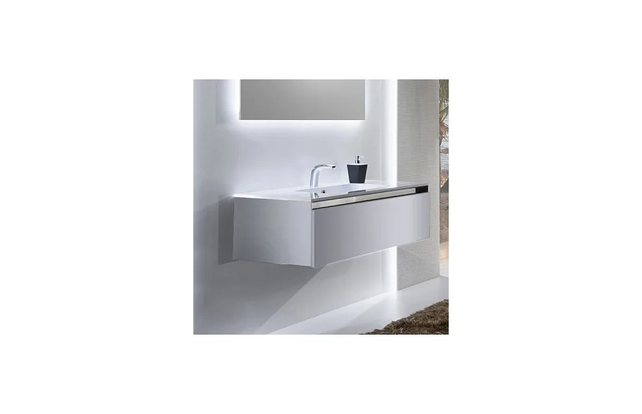 Тумба с раковиной Sanvit Кубэ-1 90 см kkube1090w МОСПЛИТКА