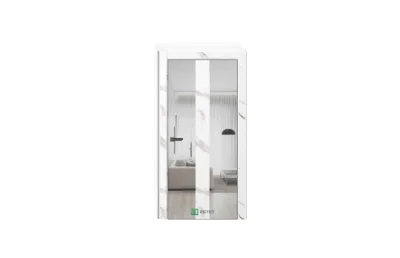 URBAN U34 Мрамор бьянка Зеркало 7 ДВЕРЕЙ