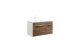 Тумба с раковиной Aqwella Malaga 90 см Mal.01.09 L/R/CD, крафт темный МОСПЛИТКА