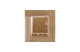 Зеркало Aquaton Капри 1A230402KPDB0 80 x 85 см настенное с подсветкой, цвет таксония темная МОСПЛИТКА