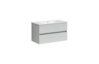 Тумба с раковиной Sancos Urban, 89 см., ламинат белый, UR90W МОСПЛИТКА