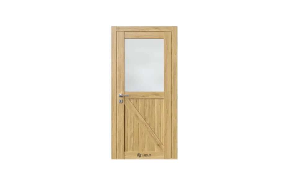 Country CTR 5 Дуб миэли стекло 7 ДВЕРЕЙ