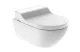 Комплект унитаз и крышка-биде GEBERIT AquaClean Tuma Comfort 146.294.SI.1 (панель белое стекло) АКВАМЕТРИЯ
