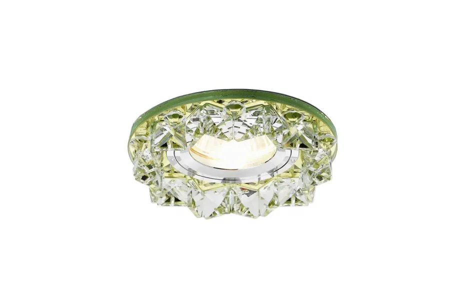 ВСТРАИВАЕМЫЙ СВЕТИЛЬНИК AMBRELLA LIGHT CRYSTAL K330 GD MNOGOROZETOK - МНОГОРОЗЕТОК