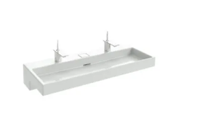 Раковина-столешница двойная Jacob Delafon Terrace 120x49 EXB112-00 АКВАМЕТРИЯ