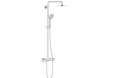 GROHE Euphoria 210 Душевая система с термостатом для душа с полочкой (27964000 + 26362LN0) АТЕЛЬЕ ВАННОЙ КОМНАТЫ. САМАРА