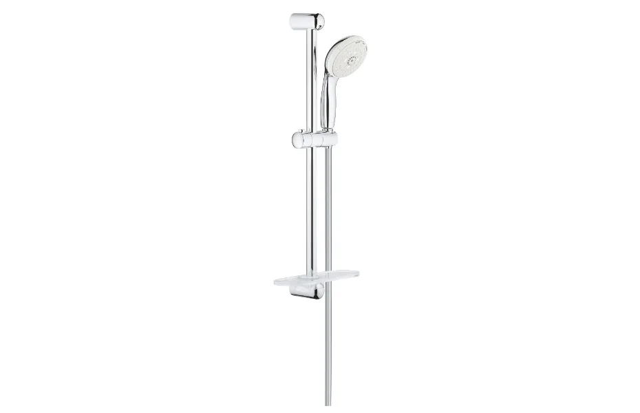 GROHE New Tempesta Душевой гарнитур III с полочкой, душевая штанга 600 мм, 9,5 л/мин АТЕЛЬЕ ВАННОЙ КОМНАТЫ. САМАРА