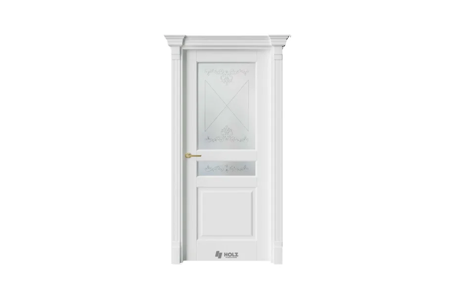 Elite EL8F RAL9003 стекло 1 7 ДВЕРЕЙ