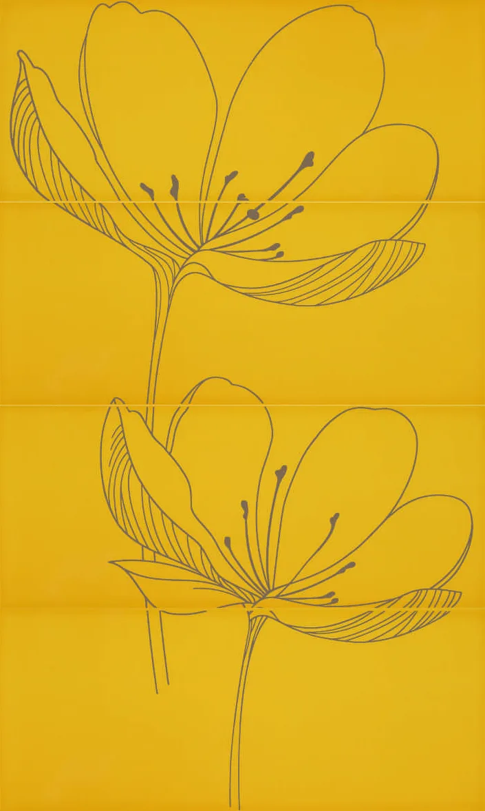 255D3RE DREAM B YELLOW, композиция (4 шт.) ARTCERAMICA - АРТКЕРАМИКА