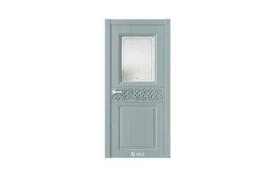 Neo Classic N26 Лунный RAL7042 стекло 7 ДВЕРЕЙ