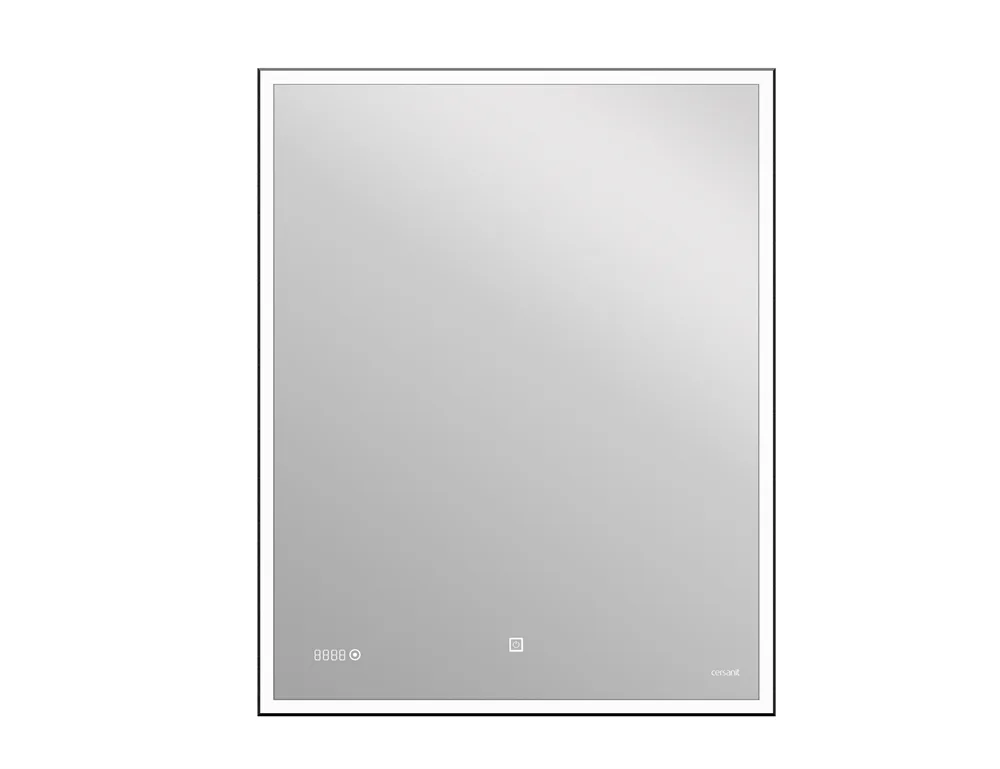 CERSANIT зеркало: LED 011 design 100x80 с подсветкой часы металл. рамка прямоугольное АТЕЛЬЕ ВАННОЙ КОМНАТЫ. САМАРА