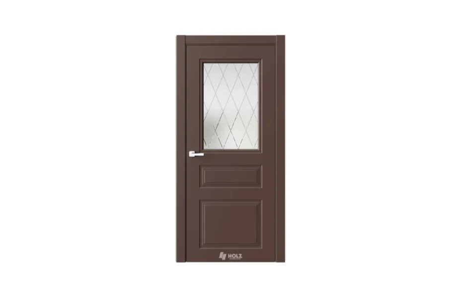 Neo Classic N12 Шоколад RAL8017 стекло 7 ДВЕРЕЙ
