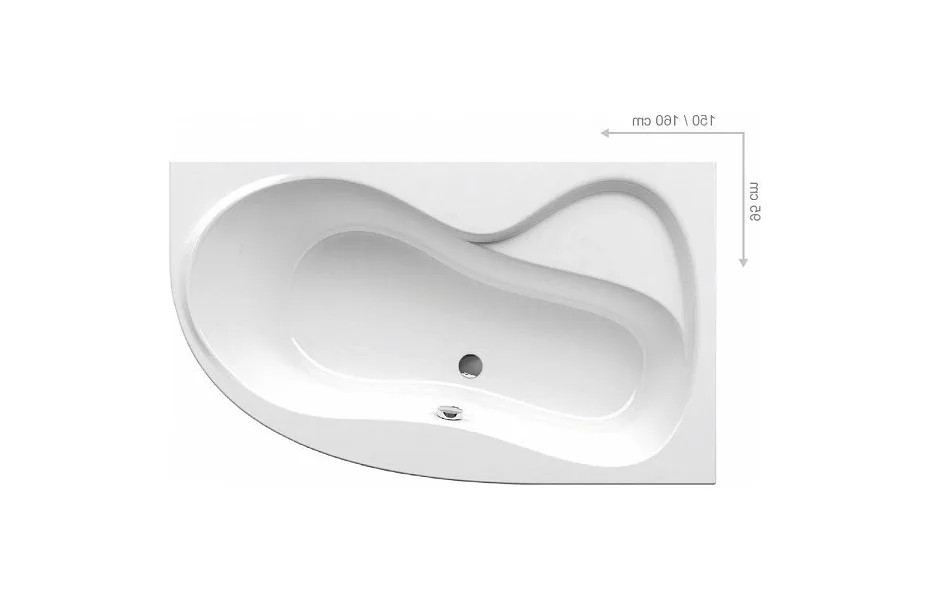 Акриловая ванна Ravak ROSA 150x95 см P МОСПЛИТКА