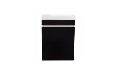 Тумба с раковиной Style Line Compact Люкс черная МОСПЛИТКА