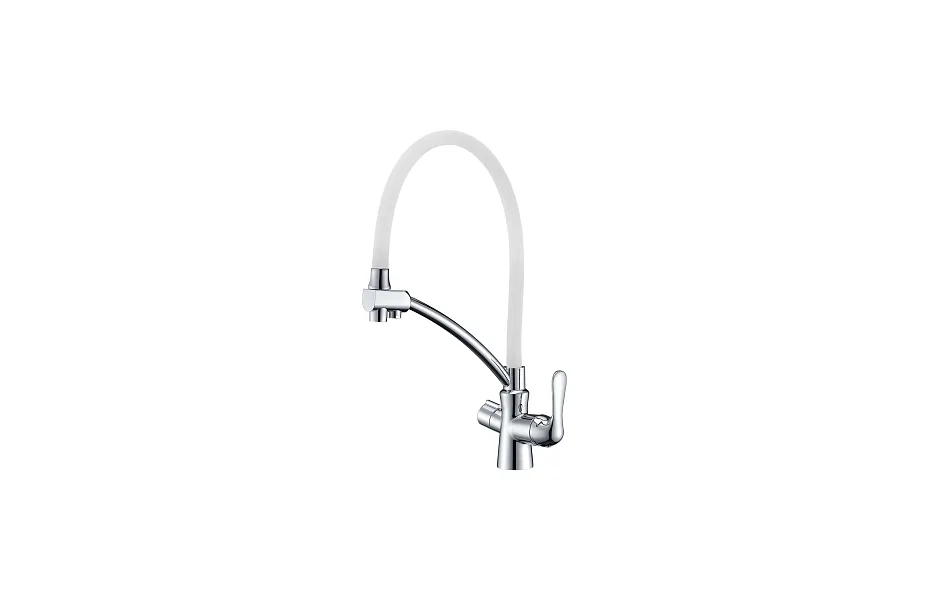 Смеситель Lemark Comfort LM3070C-White для кухни с подключением к фильтру с питьевой водой МОСПЛИТКА