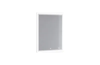 Зеркало с подсветкой и часами Jorno Glass Gla.02.60/W, 65 см МОСПЛИТКА