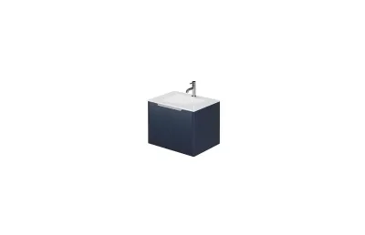 Тумба с раковиной Creto Luna Blue 60 см 17-Bl60 МОСПЛИТКА