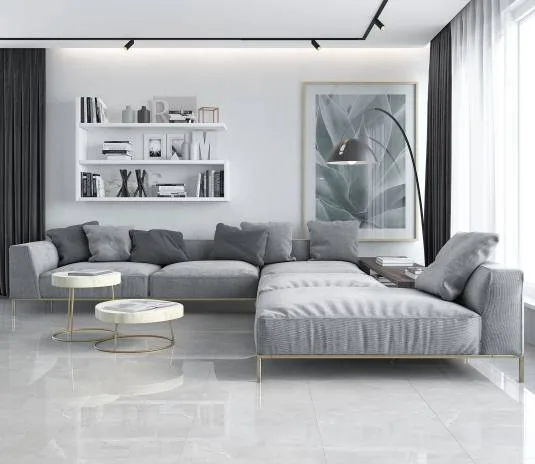 Vitrum grigio Керамогранит серый полированный 60x120 LAPARET