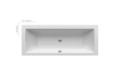 Ванна Ravak Formy 01 180x80 белая C881000000 АКВАМЕТРИЯ