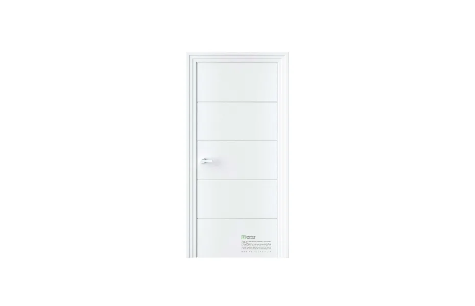 Межкомнатная дверь Perfect P2 RAL9003 7 ДВЕРЕЙ