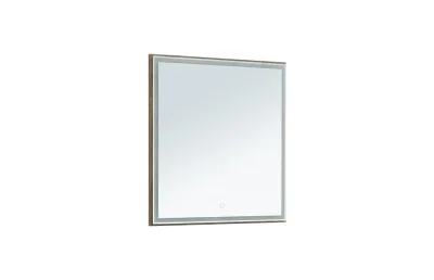 Зеркало Aquanet Nova Lite 75 дуб рустикальный LED МОСПЛИТКА