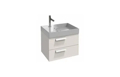 Тумба с раковиной Jacob Delafon Rythmik 60 см EB1301-N18 белый МОСПЛИТКА
