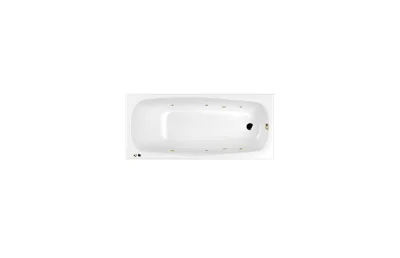 Акриловая ванна 180х80 см Whitecross Layla Soft 0102.180080.100.SOFT.GL с гидромассажем МОСПЛИТКА