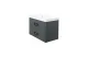 Тумба с раковиной La Fenice Cubo Grigio Twin 90 см FNC-01-CUB-G-90-2 левая, серо-зеленая матовая МОСПЛИТКА
