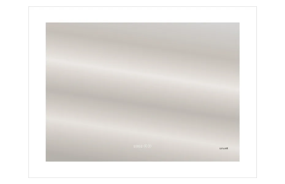 CERSANIT зеркало: LED 060 pro 80*60, с подсветкой, антизапотевание, часы АТЕЛЬЕ ВАННОЙ КОМНАТЫ. САМАРА
