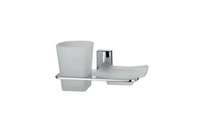 WasserKRAFT Leine K-5026 Держатель стакана и мыльницы АТЕЛЬЕ ВАННОЙ КОМНАТЫ. САМАРА
