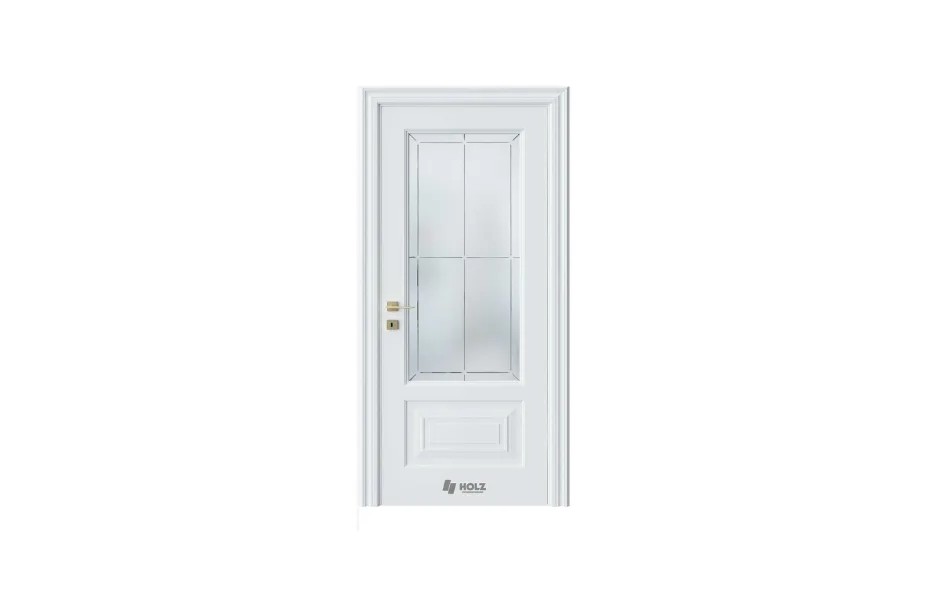 Deloress DL4 RAL9003 стекло 3 7 ДВЕРЕЙ