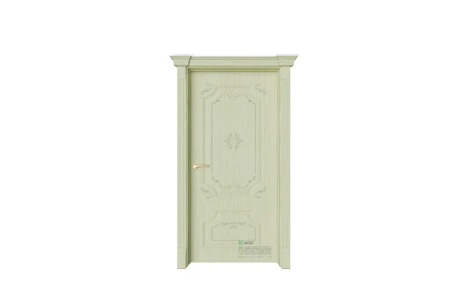 Межкомнатная дверь Provence Руан 1 Ажур Олива золотая 7 ДВЕРЕЙ