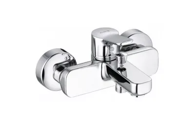 Смеситель для ванны с душем Kludi Pure&Easy 376810565 хром МОСПЛИТКА
