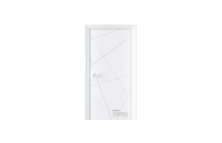 Межкомнатная дверь Perfect P1 RAL9003 7 ДВЕРЕЙ