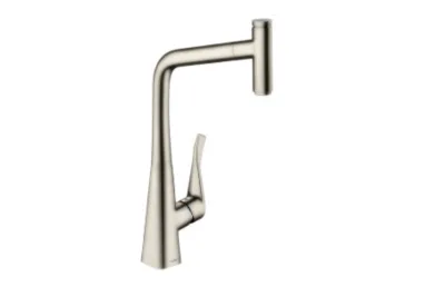 Смеситель для кухни Hansgrohe Metris Select сталь 14884800 АКВАМЕТРИЯ