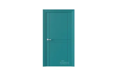 Межкомнатная дверь Perfect P21 RAL5021 7 ДВЕРЕЙ