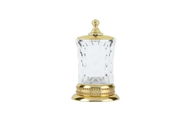 BOHEME Imperiale Стакан для ватных дисков, золото АТЕЛЬЕ ВАННОЙ КОМНАТЫ. САМАРА