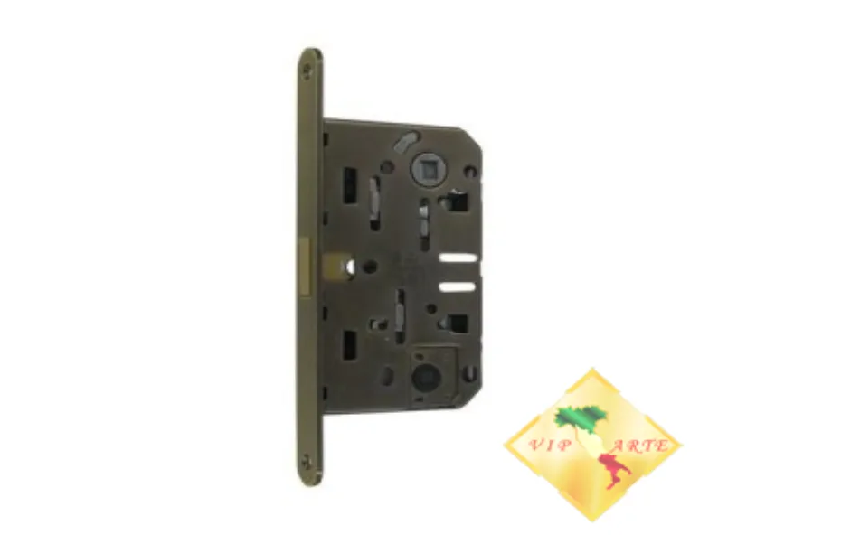 B04102.50.12 Mediana POLARIS (МЕДИАНА ПОЛАРИС) МАГНИТНЫЙ ЗАМОК С ОТВЕРСТИЕМ ПОД ФИКСАТОР (бронза) МИР ЗАМКОВ