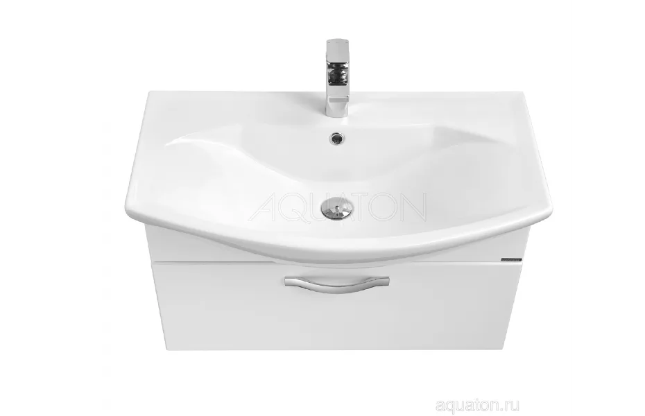 AQUATON Ария 80 Тумба под раковину подвесная АТЕЛЬЕ ВАННОЙ КОМНАТЫ. САМАРА