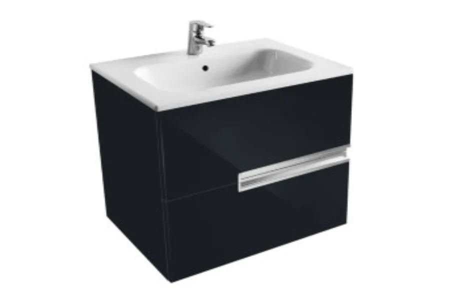Тумба под раковину Roca Victoria Nord Black Edition 59x55 ZRU9000096 АКВАМЕТРИЯ