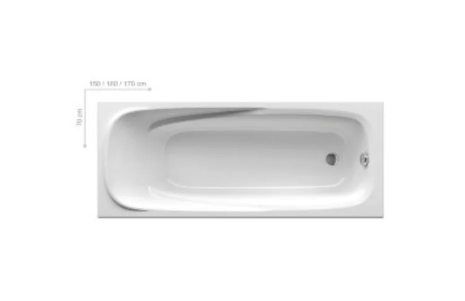 Ванна Ravak Vanda II 170x70 CP21000000 АКВАМЕТРИЯ