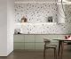 Terazzo bianco Керамогранит цветной матовый карвинг 60x120 LAPARET