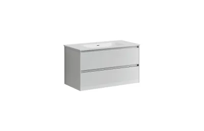 Тумба с раковиной Sancos Cento, 89 см., эмаль белый, CN90W МОСПЛИТКА